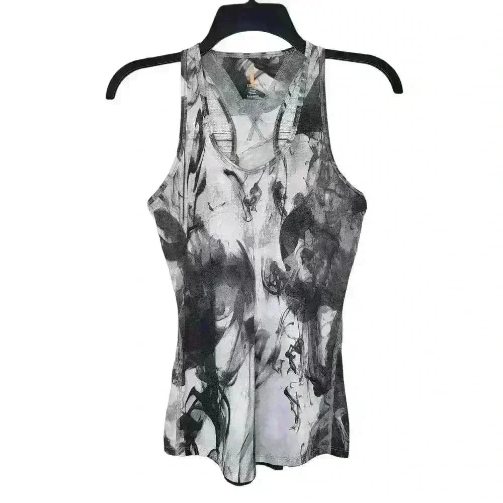 Lucy women's gray racerback tank top athletic tank size XS